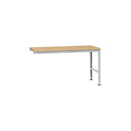 4045916105285 - AU60959006 Arbeits-Anbautisch UNIVERSAL Standard mit Multiplexplatte BxTxH = 1750 x 1000 x 760-870 mm Alusilber 4045916105285 - AU60959006 Arbeits-Anbautisch UNIVERSAL Standard mit Multiplexplatte BxTxH = 1750 x 1000 x 760-870 mm Alusilber