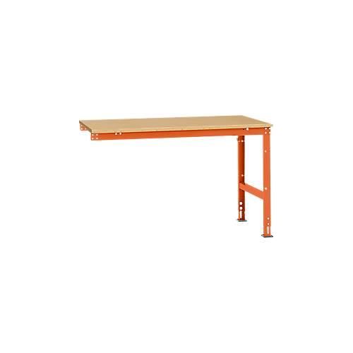 4045916104981 - AU60652001 Arbeits-Anbautisch UNIVERSAL Standard mit Multiplexplatte BxTxH = 1500 x 1000 x 760-870 mm Rotorange (RAL 2001) 4045916104981 - AU60652001 Arbeits-Anbautisch UNIVERSAL Standard mit Multiplexplatte BxTxH = 1500 x 1000 x 760-870 mm Rotorange (RAL 2001)