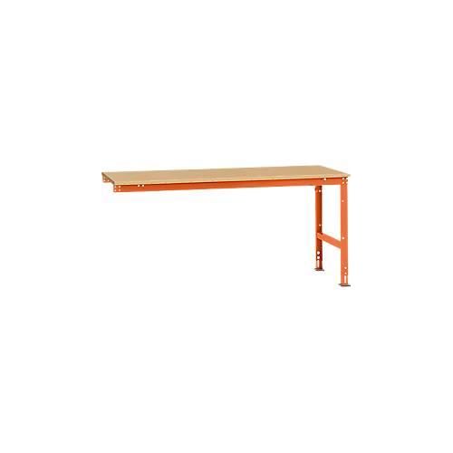 4045916105520 - AU61252001 Arbeits-Anbautisch UNIVERSAL Standard mit Multiplexplatte BxTxH = 2000 x 1000 x 760-870 mm Rotorange (RAL 2001) 4045916105520 - AU61252001 Arbeits-Anbautisch UNIVERSAL Standard mit Multiplexplatte BxTxH = 2000 x 1000 x 760-870 mm Rotorange (RAL 2001)