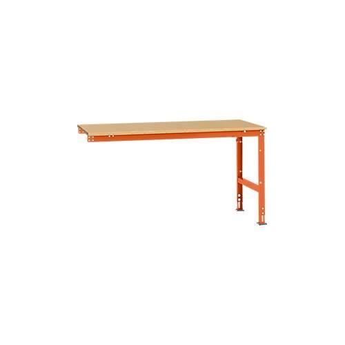 4045916105209 - AU60952001 Arbeits-Anbautisch UNIVERSAL Standard mit Multiplexplatte BxTxH = 1750 x 1000 x 760-870 mm Rotorange (RAL 2001) 4045916105209 - AU60952001 Arbeits-Anbautisch UNIVERSAL Standard mit Multiplexplatte BxTxH = 1750 x 1000 x 760-870 mm Rotorange (RAL 2001)