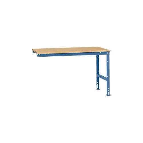 4045916105001 - AU60655007 Arbeits-Anbautisch UNIVERSAL Standard mit Multiplexplatte BxTxH = 1500 x 1000 x 760-870 mm Brillantblau (RAL 5007) 4045916105001 - AU60655007 Arbeits-Anbautisch UNIVERSAL Standard mit Multiplexplatte BxTxH = 1500 x 1000 x 760-870 mm Brillantblau (RAL 5007)