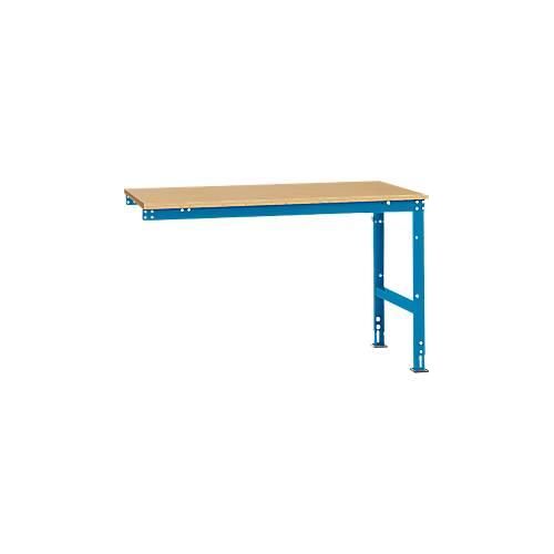 4045916105018 - AU60655012 Arbeits-Anbautisch UNIVERSAL Standard mit Multiplexplatte BxTxH = 1500 x 1000 x 760-870 mm Licht-Blau (RAL 5012) 4045916105018 - AU60655012 Arbeits-Anbautisch UNIVERSAL Standard mit Multiplexplatte BxTxH = 1500 x 1000 x 760-870 mm Licht-Blau (RAL 5012)