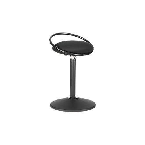 4250510891827 - Sitzhocker ROVO SOLO mit Ring 3D-Gestrick schwarz schwarz