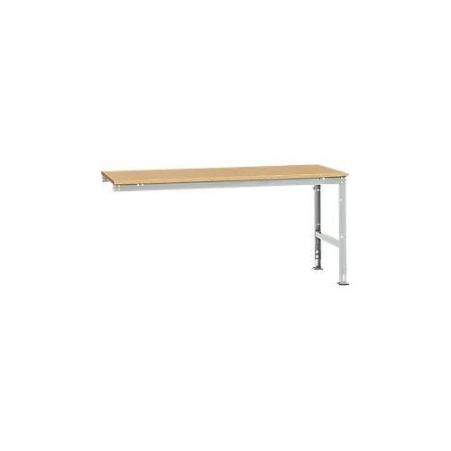 4045916001037 - AU61257035 Arbeits-Anbautisch UNIVERSAL Standard mit Multiplexplatte BxTxH = 2000 x 1000 x 760-870 mm Lichtgrau (RAL 7035) 4045916001037 - AU61257035 Arbeits-Anbautisch UNIVERSAL Standard mit Multiplexplatte BxTxH = 2000 x 1000 x 760-870 mm Lichtgrau (RAL 7035)