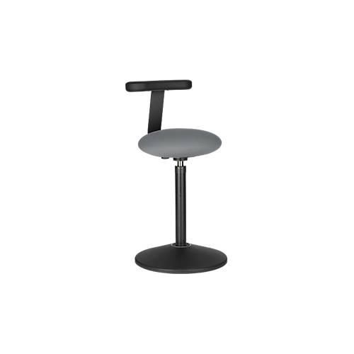 4250510927731 - Sitzhocker ROVO SOLO mit Monopad 3D-Gestrick schwarz grau