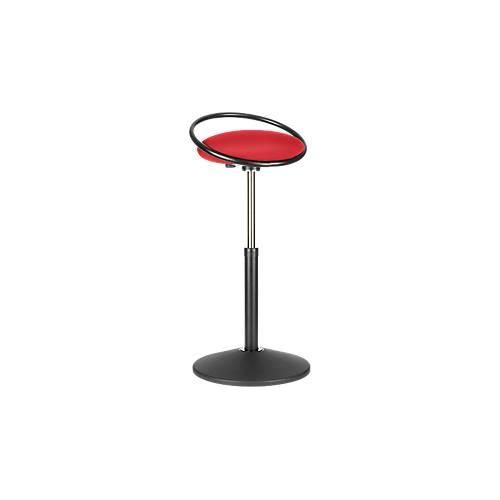 4250510891902 - Stehhocker ROVO SOLO mit Ring 3D-Gestrick schwarz rot 4250510891902 - Stehhocker ROVO SOLO mit Ring 3D-Gestrick schwarz rot