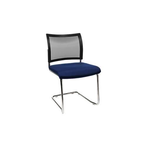 4014296458830 - Freischwinger SEAT POINT Netz ohne Armlehnen stapelbar im 2er-Set blau 4014296458830 - Freischwinger SEAT POINT Netz ohne Armlehnen stapelbar im 2er-Set blau