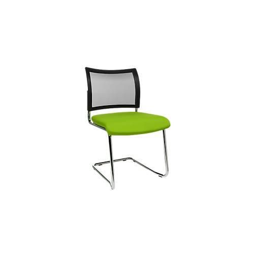 4014296458854 - Freischwinger SEAT POINT Netz ohne Armlehnen stapelbar im 2er-Set grün 4014296458854 - Freischwinger SEAT POINT Netz ohne Armlehnen stapelbar im 2er-Set grün