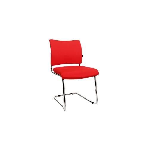4014296458885 - Freischwinger SEAT POINT Polster ohne Armlehnen stapelbar im 2er-Set rot 4014296458885 - Freischwinger SEAT POINT Polster ohne Armlehnen stapelbar im 2er-Set rot