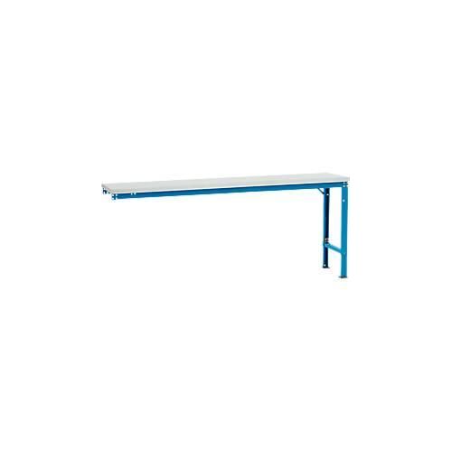 4045916151244 - AU81115012 Arbeits-Anbautisch UNIVERSAL Spezial mit Melaminplatte BxTxH = 2000 x 800 x 722-1022 mm Licht-Blau (RAL 5012) 4045916151244 - AU81115012 Arbeits-Anbautisch UNIVERSAL Spezial mit Melaminplatte BxTxH = 2000 x 800 x 722-1022 mm Licht-Blau (RAL 5012)