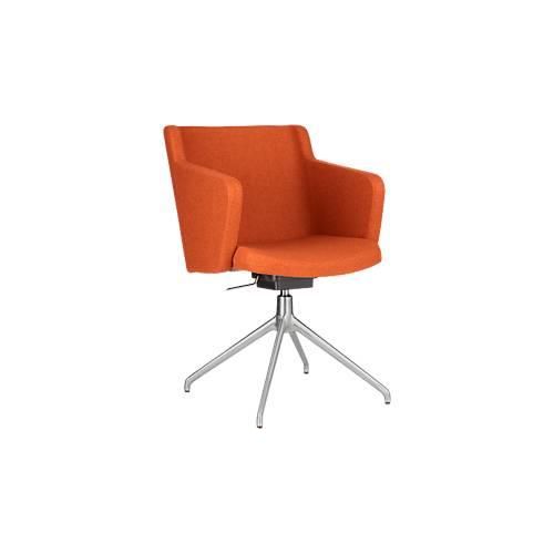 4014296473031 - Konferenzstuhl Sitness 10 dreidimensionale Sitzfläche höhenverstellbar drehbar orange