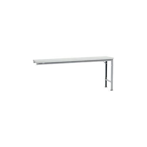 4045916151282 - AU81119006 Arbeits-Anbautisch UNIVERSAL Spezial mit Melaminplatte BxTxH = 2000 x 800 x 722-1022 mm Alusilber 4045916151282 - AU81119006 Arbeits-Anbautisch UNIVERSAL Spezial mit Melaminplatte BxTxH = 2000 x 800 x 722-1022 mm Alusilber