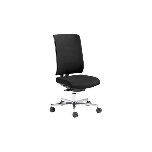 4014296528991 - Genius Bürostuhl SSI PROLINE PREMIUM P2 teilautomatische Synchronmechanik ohne Armlehnen Polster-Rückenlehne schwarz alusilber 4014296528991 - Genius Bürostuhl SSI PROLINE PREMIUM P2 teilautomatische Synchronmechanik ohne Armlehnen Polster-Rückenlehne schwarz alusilber