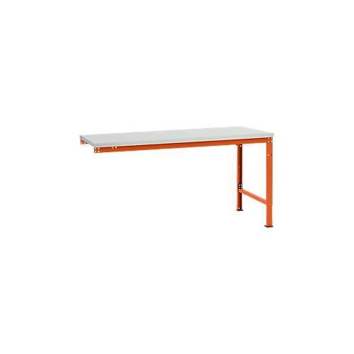 4045916150995 - AU80912001 Arbeits-Anbautisch UNIVERSAL Spezial mit Melaminplatte BxTxH = 1750 x 1000 x 722-1022 mm Rotorange (RAL 2001) 4045916150995 - AU80912001 Arbeits-Anbautisch UNIVERSAL Spezial mit Melaminplatte BxTxH = 1750 x 1000 x 722-1022 mm Rotorange (RAL 2001)