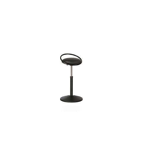 4250510892022 - Stehhocker ROVO SOLO mit Ring Kunstleder schwarz schwarz 4250510892022 - Stehhocker ROVO SOLO mit Ring Kunstleder schwarz schwarz