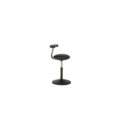 4250510892039 - Sitzhocker ROVO SOLO mit Monopad Kunstleder schwarz schwarz