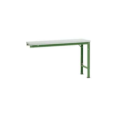 4045916152845 - Ansatztisch UNIVERSAL Spezial 1500 x 800 mm Kunststoff lichtgrau resedagrün 4045916152845 - Ansatztisch UNIVERSAL Spezial 1500 x 800 mm Kunststoff lichtgrau resedagrün