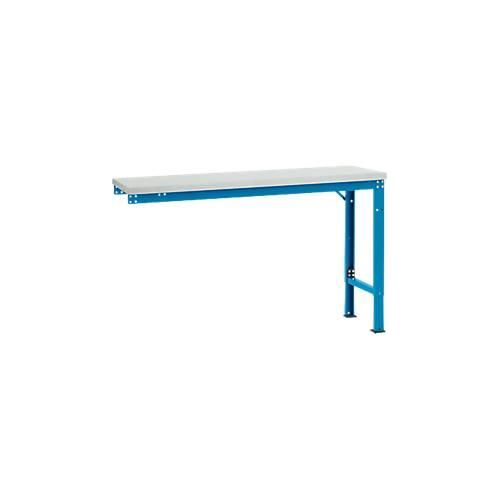 4045916152821 - Ansatztisch UNIVERSAL Spezial 1500 x 800 mm Kunststoff lichtgrau lichtblau 4045916152821 - Ansatztisch UNIVERSAL Spezial 1500 x 800 mm Kunststoff lichtgrau lichtblau