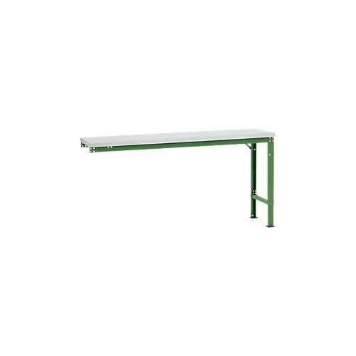 4045916153163 - AU80876011 Arbeits-Anbautisch UNIVERSAL Spezial mit Kunststoffplatte BxTxH = 1750 x 800 x 722-1022 mm Resedagrün (RAL 6011) 4045916153163 - AU80876011 Arbeits-Anbautisch UNIVERSAL Spezial mit Kunststoffplatte BxTxH = 1750 x 800 x 722-1022 mm Resedagrün (RAL 6011)