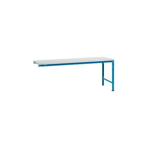 4045916151343 - AU81215012 Arbeits-Anbautisch UNIVERSAL Spezial mit Melaminplatte BxTxH = 2000 x 1000 x 722-1022 mm Licht-Blau (RAL 5012) 4045916151343 - AU81215012 Arbeits-Anbautisch UNIVERSAL Spezial mit Melaminplatte BxTxH = 2000 x 1000 x 722-1022 mm Licht-Blau (RAL 5012)
