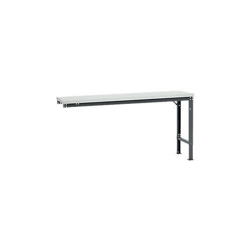 4045916153170 - AU80877016 Arbeits-Anbautisch UNIVERSAL Spezial mit Kunststoffplatte BxTxH = 1750 x 800 x 722-1022 mm Anthrazit