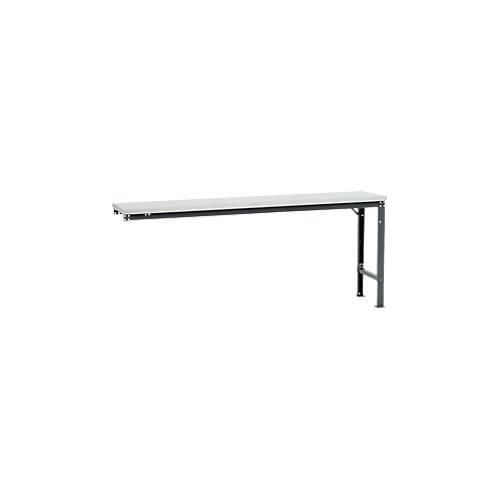 4045916153491 - AU81177016 Arbeits-Anbautisch UNIVERSAL Spezial mit Kunststoffplatte BxTxH = 2000 x 800 x 722-1022 mm Anthrazit 4045916153491 - AU81177016 Arbeits-Anbautisch UNIVERSAL Spezial mit Kunststoffplatte BxTxH = 2000 x 800 x 722-1022 mm Anthrazit