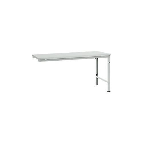 4045916153286 - AU80977035 Arbeits-Anbautisch UNIVERSAL Spezial mit Kunststoffplatte BxTxH = 1750 x 1000 x 722-1022 mm Lichtgrau (RAL 7035) 4045916153286 - AU80977035 Arbeits-Anbautisch UNIVERSAL Spezial mit Kunststoffplatte BxTxH = 1750 x 1000 x 722-1022 mm Lichtgrau (RAL 7035)