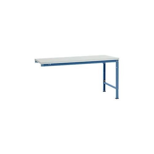 4045916153231 - AU80975007 Arbeits-Anbautisch UNIVERSAL Spezial mit Kunststoffplatte BxTxH = 1750 x 1000 x 722-1022 mm Brillantblau (RAL 5007) 4045916153231 - AU80975007 Arbeits-Anbautisch UNIVERSAL Spezial mit Kunststoffplatte BxTxH = 1750 x 1000 x 722-1022 mm Brillantblau (RAL 5007)