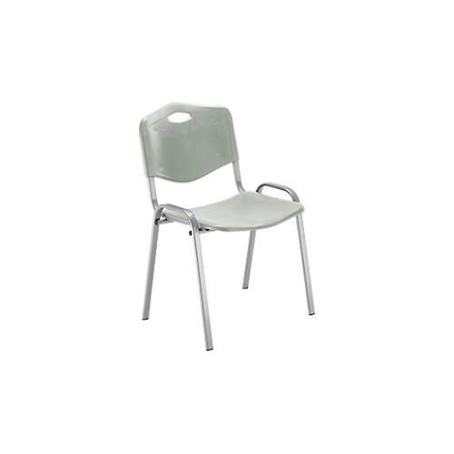 5901747582345 - NowyStyl Besucherstuhl H 470 mm x B 460 mm x T 410 mm Kunststoff mit Stahlgestell Antikratzfüße stapelbar aluminium-grau 5901747582345 - NowyStyl Besucherstuhl H 470 mm x B 460 mm x T 410 mm Kunststoff mit Stahlgestell Antikratzfüße stapelbar aluminium-grau