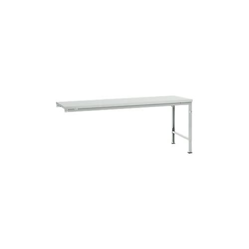 4045916001341 - AU81277035 Arbeits-Anbautisch UNIVERSAL Spezial mit Kunststoffplatte BxTxH = 2000 x 1000 x 722-1022 mm Lichtgrau (RAL 7035) 4045916001341 - AU81277035 Arbeits-Anbautisch UNIVERSAL Spezial mit Kunststoffplatte BxTxH = 2000 x 1000 x 722-1022 mm Lichtgrau (RAL 7035)