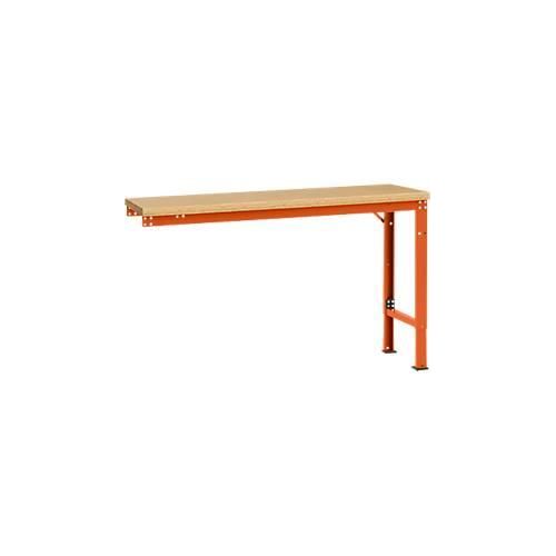 4045916157437 - Ansatztisch UNIVERSAL Spezial 1500 x 800 mm Multiplex natur rotorange 4045916157437 - Ansatztisch UNIVERSAL Spezial 1500 x 800 mm Multiplex natur rotorange