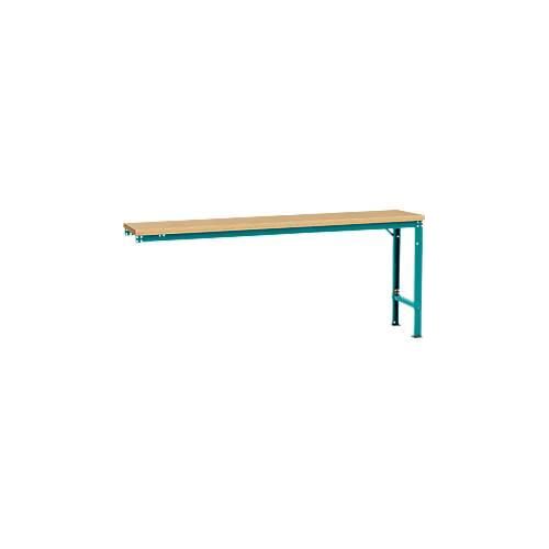 4045916158106 - AU81155021 Arbeits-Anbautisch UNIVERSAL Spezial mit Multiplexplatte BxTxH = 2000 x 800 x 722-1022 mm Wasserblau 4045916158106 - AU81155021 Arbeits-Anbautisch UNIVERSAL Spezial mit Multiplexplatte BxTxH = 2000 x 800 x 722-1022 mm Wasserblau