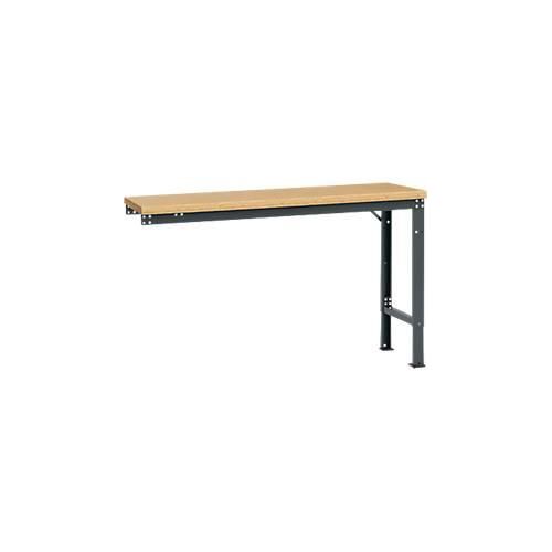 4045916157499 - Ansatztisch UNIVERSAL Spezial 1500 x 800 mm Multiplex natur anthrazit 4045916157499 - Ansatztisch UNIVERSAL Spezial 1500 x 800 mm Multiplex natur anthrazit