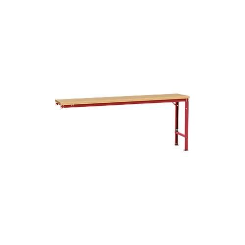 4045916158083 - AU81153003 Arbeits-Anbautisch UNIVERSAL Spezial mit Multiplexplatte BxTxH = 2000 x 800 x 722-1022 mm Rubin-Rot 4045916158083 - AU81153003 Arbeits-Anbautisch UNIVERSAL Spezial mit Multiplexplatte BxTxH = 2000 x 800 x 722-1022 mm Rubin-Rot