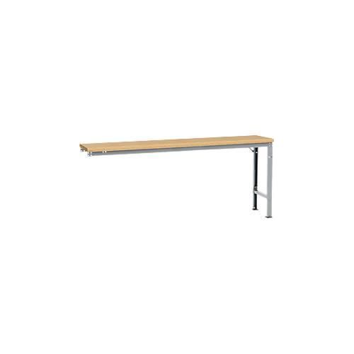 4045916158137 - AU81159006 Arbeits-Anbautisch UNIVERSAL Spezial mit Multiplexplatte BxTxH = 2000 x 800 x 722-1022 mm Alusilber 4045916158137 - AU81159006 Arbeits-Anbautisch UNIVERSAL Spezial mit Multiplexplatte BxTxH = 2000 x 800 x 722-1022 mm Alusilber