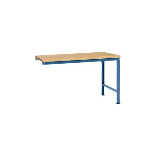 4045916157550 - AU80655007 Arbeits-Anbautisch UNIVERSAL Spezial mit Multiplexplatte BxTxH = 1500 x 1000 x 722-1022 mm Brillantblau (RAL 5007) 4045916157550 - AU80655007 Arbeits-Anbautisch UNIVERSAL Spezial mit Multiplexplatte BxTxH = 1500 x 1000 x 722-1022 mm Brillantblau (RAL 5007)