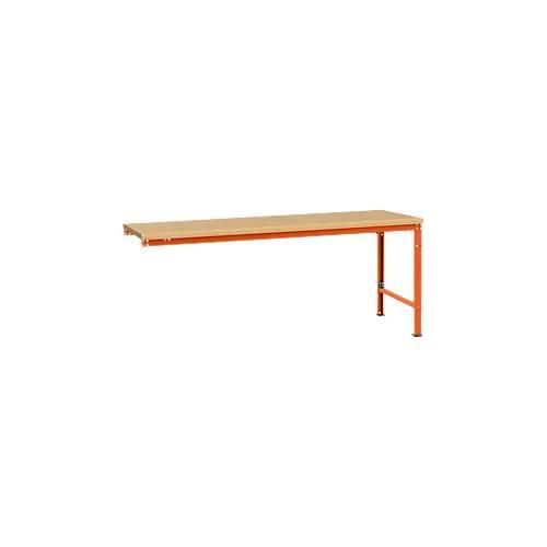 4045916158168 - AU81252001 Arbeits-Anbautisch UNIVERSAL Spezial mit Multiplexplatte BxTxH = 2000 x 1000 x 722-1022 mm Rotorange (RAL 2001) 4045916158168 - AU81252001 Arbeits-Anbautisch UNIVERSAL Spezial mit Multiplexplatte BxTxH = 2000 x 1000 x 722-1022 mm Rotorange (RAL 2001)