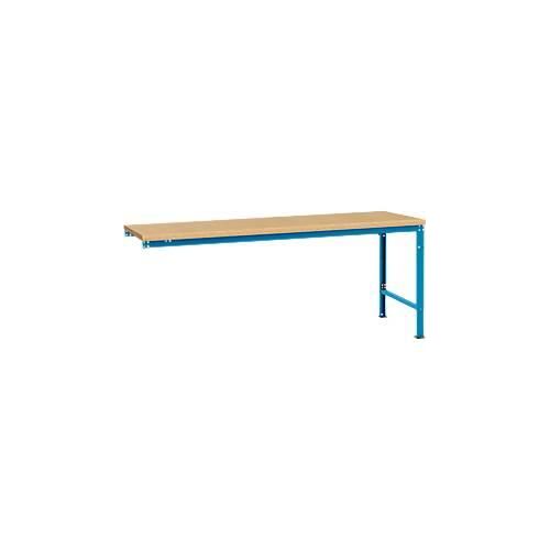 4045916158199 - AU81255012 Arbeits-Anbautisch UNIVERSAL Spezial mit Multiplexplatte BxTxH = 2000 x 1000 x 722-1022 mm Licht-Blau (RAL 5012) 4045916158199 - AU81255012 Arbeits-Anbautisch UNIVERSAL Spezial mit Multiplexplatte BxTxH = 2000 x 1000 x 722-1022 mm Licht-Blau (RAL 5012)