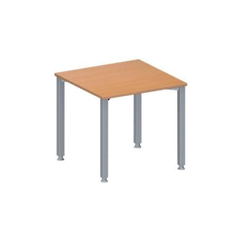 4251898814460 - Genius Konferenztisch MODENA FLEX Quadrat 4-Fuß Quadratrohr B 800 x T 800 x H 720-840 mm Buche weißaluminium RAL 9006 4251898814460 - Genius Konferenztisch MODENA FLEX Quadrat 4-Fuß Quadratrohr B 800 x T 800 x H 720-840 mm Buche weißaluminium RAL 9006