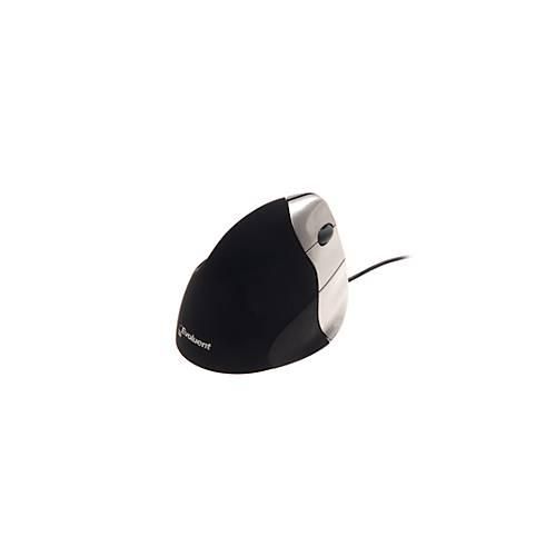 8717399995788 - Vertikalmaus Evoluent Standard BNEEVSR 3 Tasten mit Kabel USB-Kabel Rechtshänder ergonomisch optisch schwarz silber 8717 8717399995788 - Vertikalmaus Evoluent Standard BNEEVSR 3 Tasten mit Kabel USB-Kabel Rechtshänder ergonomisch optisch schwarz silber 8717