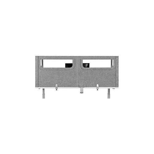 8719274674726 - Schreibtisch-Akustik-Trennwand BE Safety Screen U-Form mit Acrylfenster Dicke 10 mm B 140 x T 80 x H 60 mm hellgrau 8719274674726 - Schreibtisch-Akustik-Trennwand BE Safety Screen U-Form mit Acrylfenster Dicke 10 mm B 140 x T 80 x H 60 mm hellgrau