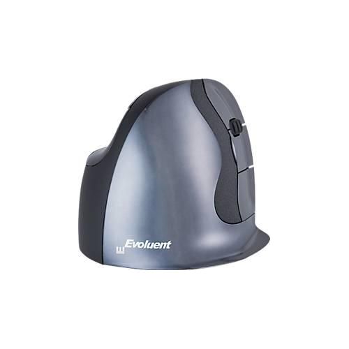 8719274673040 - BakkerElkhuizen Evoluent D Ergonomische Maus USB Anthrazit 6 Tasten 800 dpi 1600 dpi 2400 dpi 3200 dpi Ergonomisch