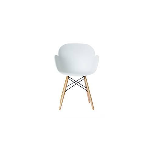 3660141230161 - Stuhl Paperflow Kiwood Massivholz Metallverstrebungen ergonomische PP-Sitzschale weiß 2er-Set 3660141230161 - Stuhl Paperflow Kiwood Massivholz Metallverstrebungen ergonomische PP-Sitzschale weiß 2er-Set