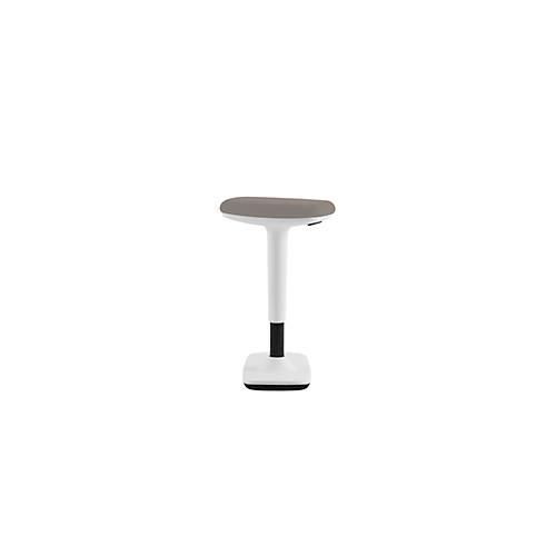 5901747582437 - Steh- Sitzhocker Timmi Polyurethanschaum-Polster Anti-Rutsch Höhenverstellung H 515-745 mm weiß grau meliert 5901747582437 - Steh- Sitzhocker Timmi Polyurethanschaum-Polster Anti-Rutsch Höhenverstellung H 515-745 mm weiß grau meliert