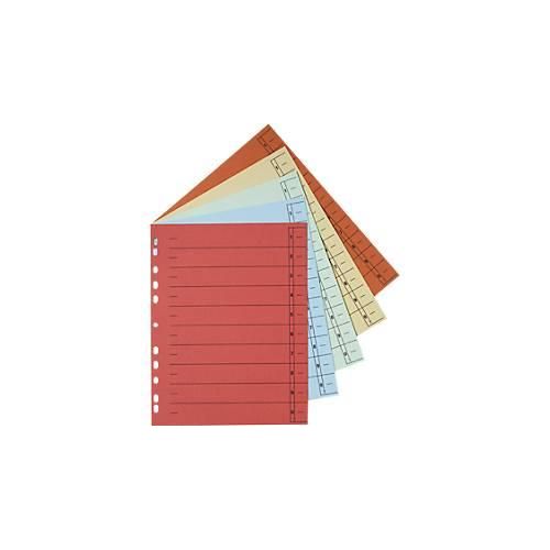 4018924919205 - Select Trennblätter mit Taben DIN A4- Format Linienaufdruck Universallochung 200 Stück farbsortiert 4018924919205 - Select Trennblätter mit Taben DIN A4- Format Linienaufdruck Universallochung 200 Stück farbsortiert