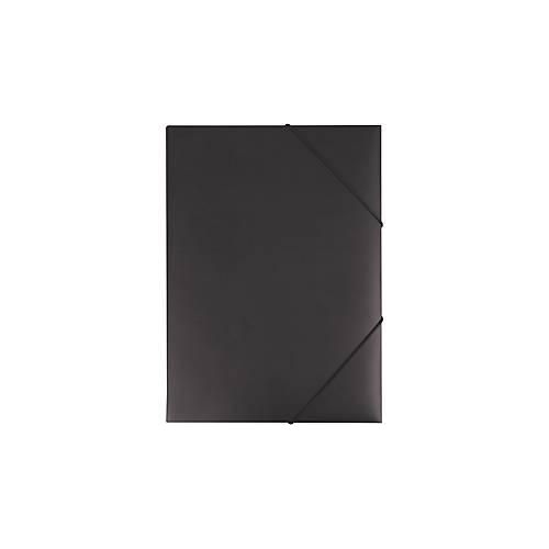 4052301002142 - Eckspannmappe DIN A4 3 Flügelklappen 10 Stück schwarz