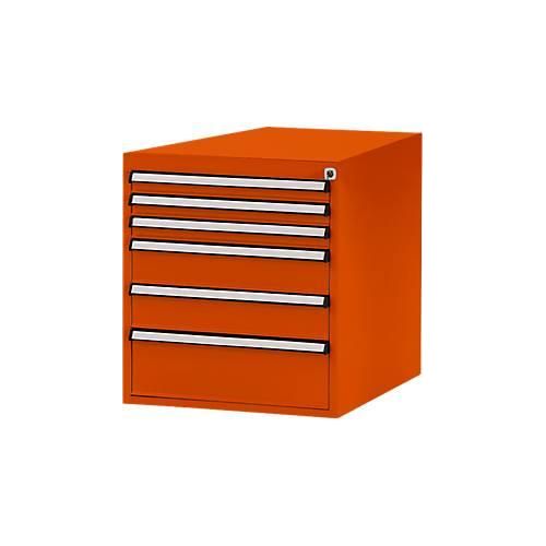4045916085181 - Schubladen-Unterbauten für Werkbank Profi Tiefe 700 mm rotorange