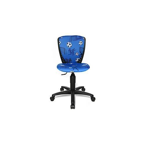 4014296068794 - Kinderdrehstuhl S´cool 3 Fußball ohne Armlehnen Muldensitz blau schwarz 4014296068794 - Kinderdrehstuhl S´cool 3 Fußball ohne Armlehnen Muldensitz blau schwarz