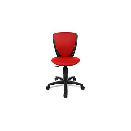 4014296539607 - Kinderdrehstuhl High S´cool ohne Armlehnen Muldensitz 3D-Netz-Rückenlehne rot schwarz 4014296539607 - Kinderdrehstuhl High S´cool ohne Armlehnen Muldensitz 3D-Netz-Rückenlehne rot schwarz