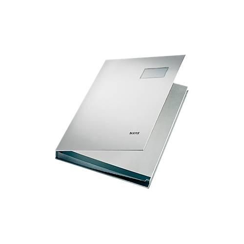 4002432317806 - Unterschriftenmappe 5700 A4 Kunststoff lichtgrau mit Einsteckschild 20 Fächer 4002432317806 Leitz 4002432317806 - Unterschriftenmappe 5700 A4 Kunststoff lichtgrau mit Einsteckschild 20 Fächer 4002432317806 Leitz